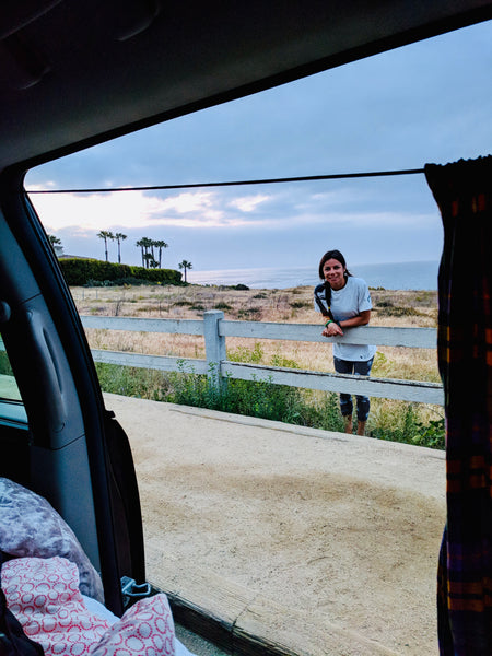 Van Camping-Malibu-Camping on the Beach