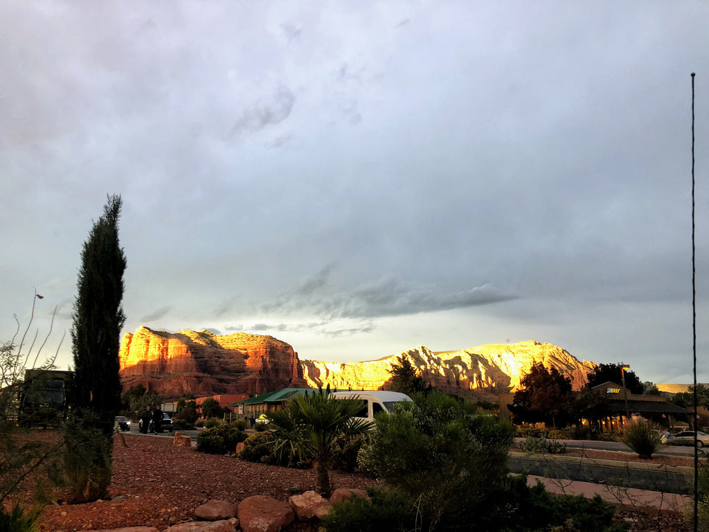 Old Town Sedona at Sunset