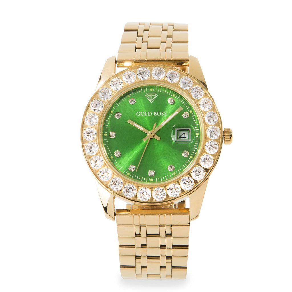 boss watch green face