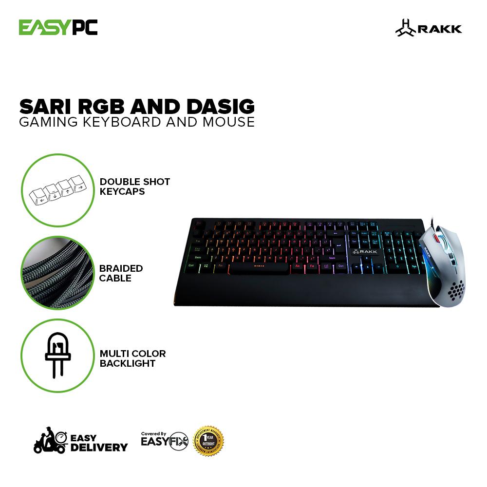 rakk sari rgb usb gaming keyboard