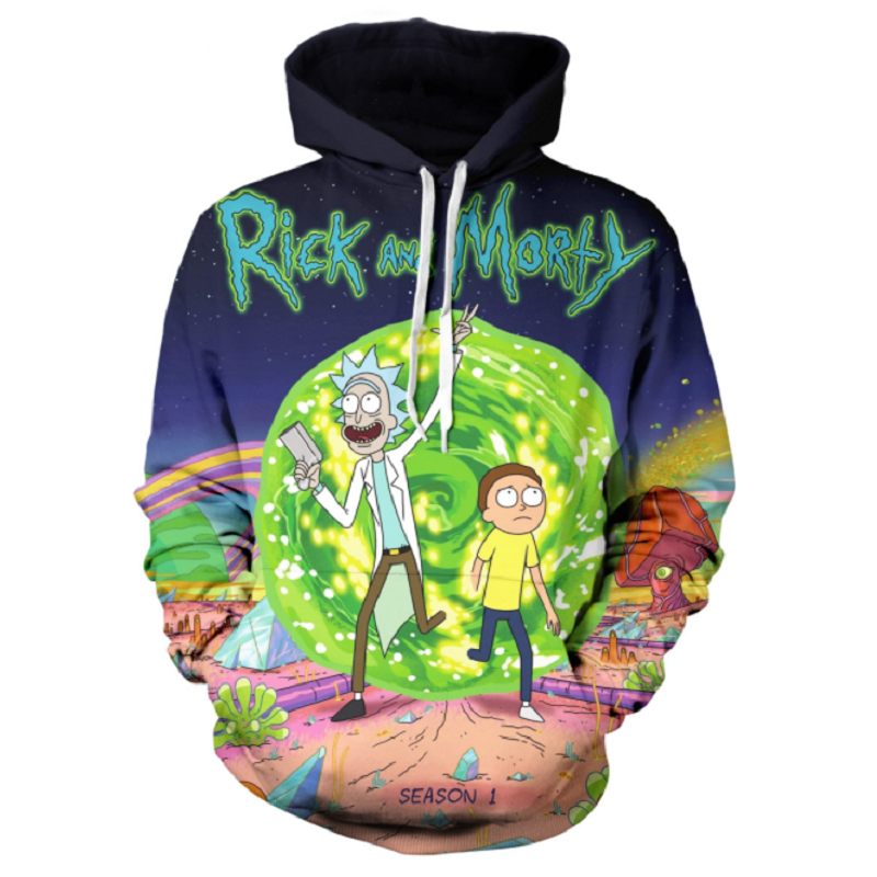 Rick and Morty Hoodie | Pullover Hoodie 