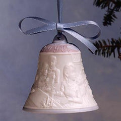 Lladro Porcelain 1998 Annual Christmas Bell Ornament