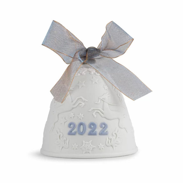 Lladro 2021 Porcelain Christmas Bell Red #18463 