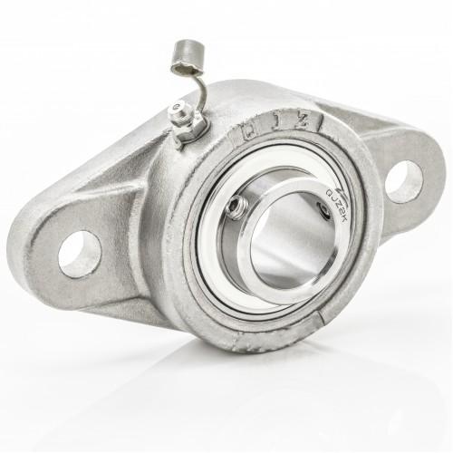 SSUCFL202 - Stainless Steel - 15 mm 2-Bolts Flange SUCW202 + SFL203