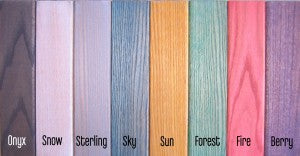 Hard Wax Oil colors available for Oak Furniture