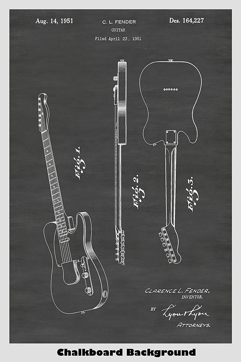 Fender Telecaster Guitars 8x10" Photo Print 