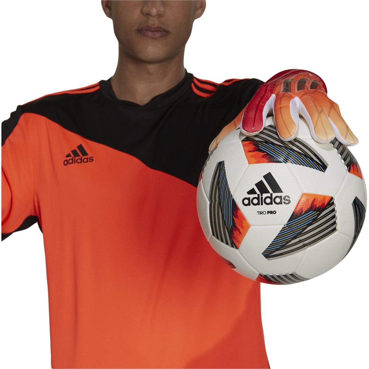 X GL League Gloves GR1540 ORANGE/RED/WHITE – Soccer Zone