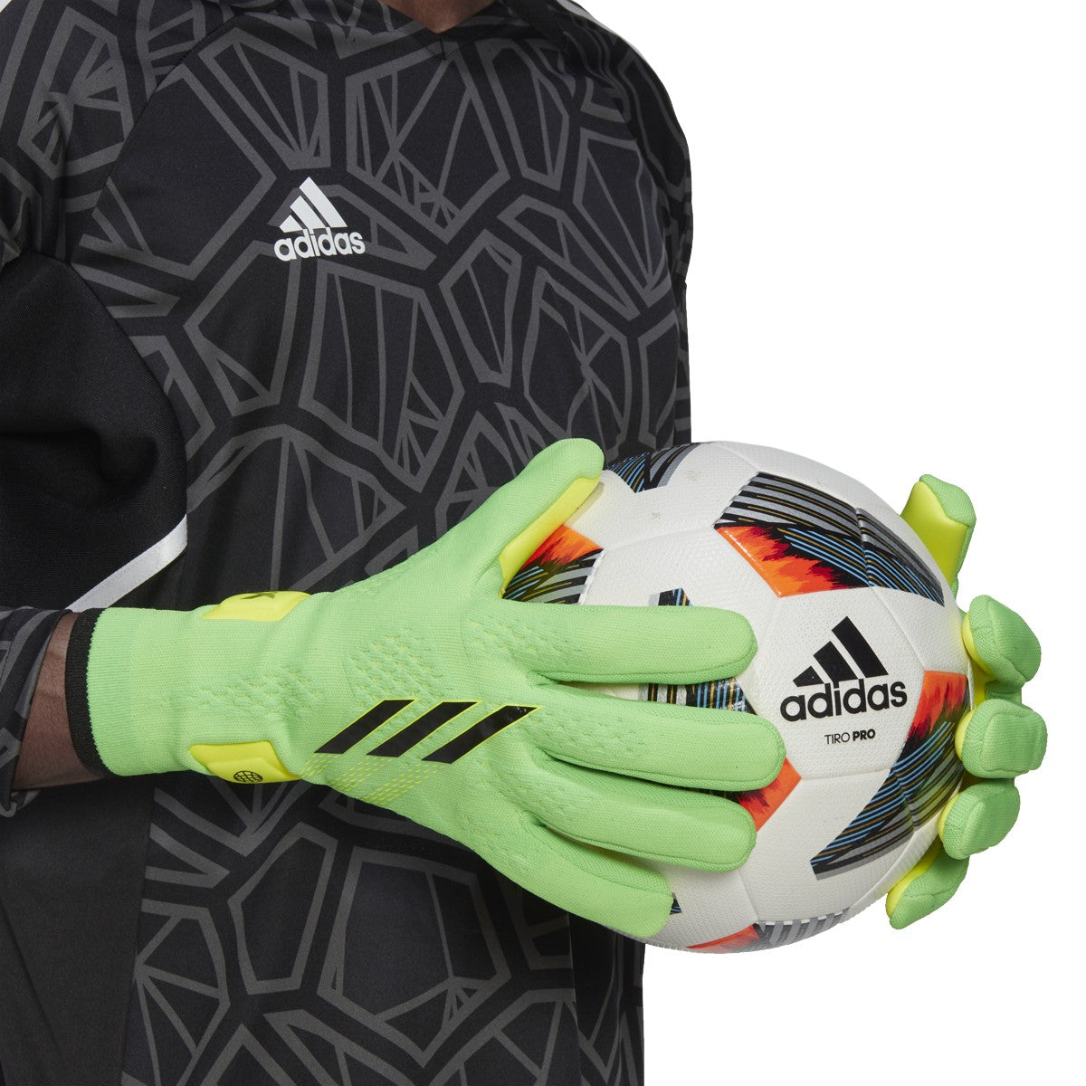 adidas X PRO Goalkeeper Gloves HC0605 SOLAR GREEN/BLACK/SOLAR Soccer Zone