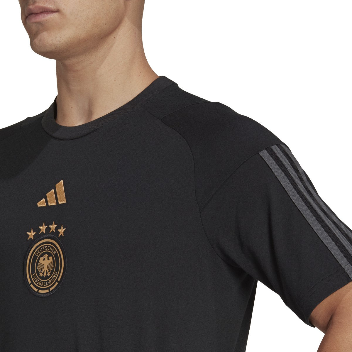 Ritual Perceptible exageración adidas Germany DFB Tiro Tee Shirt HF3983 BLACK – Soccer Zone