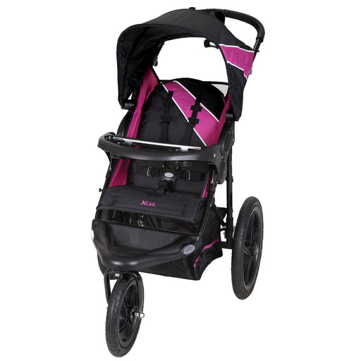 Baby Trend Xcel R8 Jogger Stroller, Raspberry - Preggy Plus
