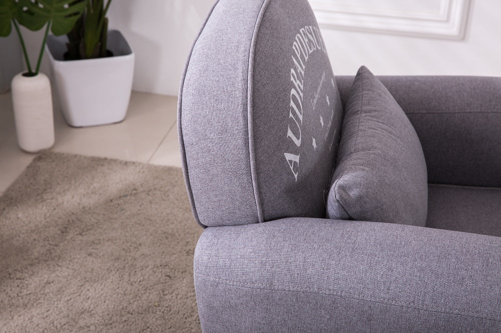 Chubby Linen Armchair