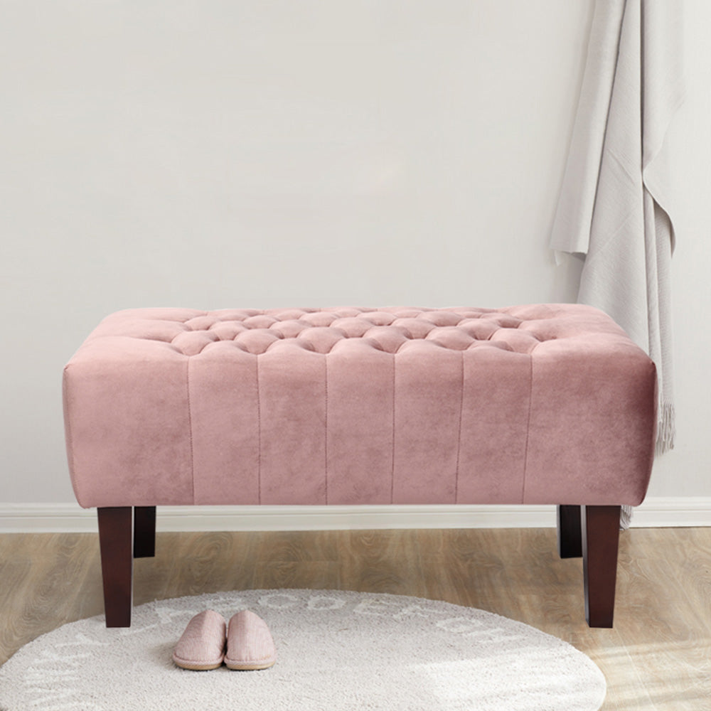 Chesterfield Velvet Bench