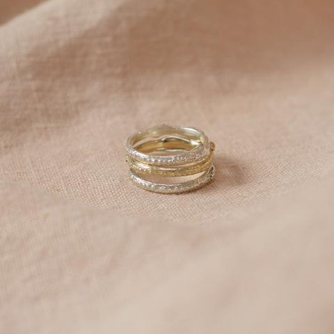 Ivy Twig Stacking Rings