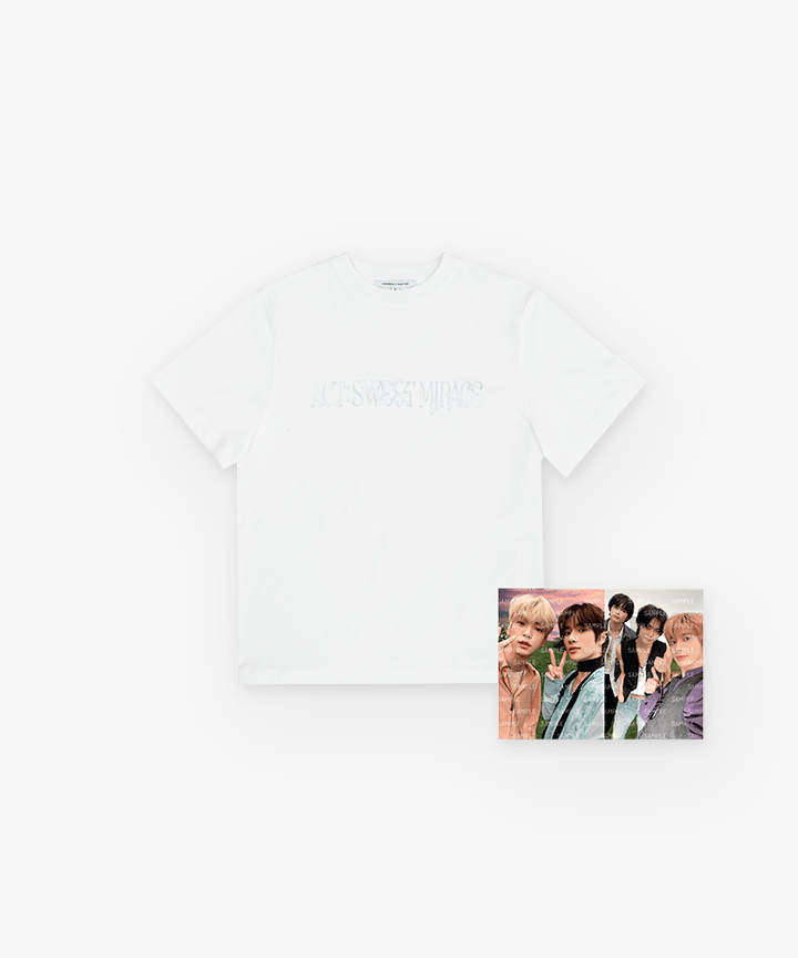 全3色/黒/赤/ベージュ TXT♥ACT:SWEET MIRAGE ポップアップ Tシャツ