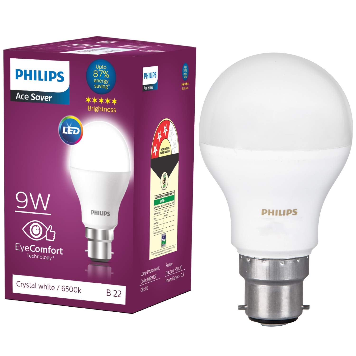 Online Grocery Philips Base B22 Led Bulb