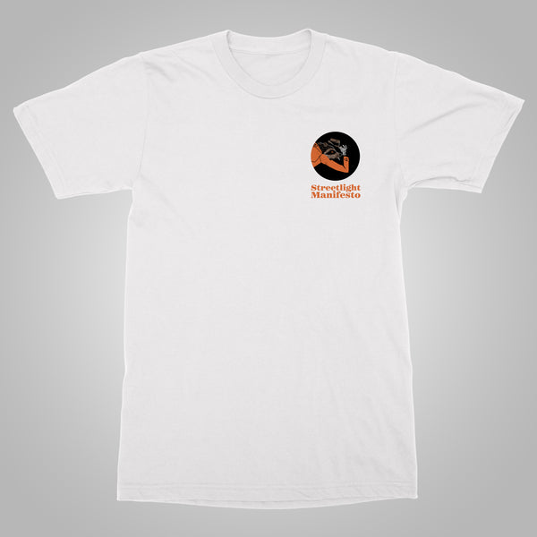 Streetlight Manifesto "Raccoon Thief" T-Shirt (White) (Size 2X Only)
