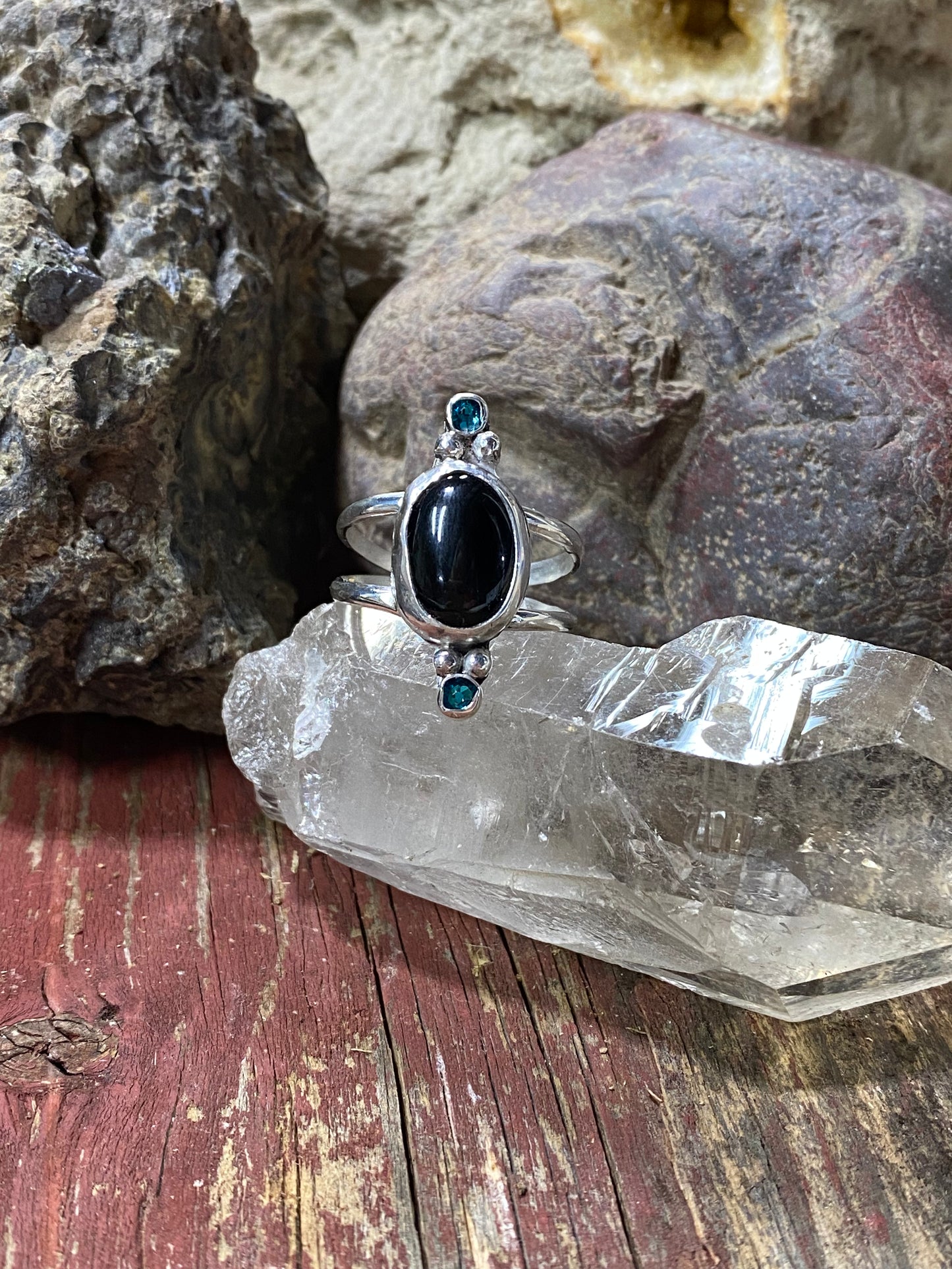 Black onyx ring - Size 9.5 - collectionsbytracy.com