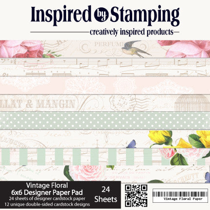 Inspired by Stamping Vintage Floral Paper Pad