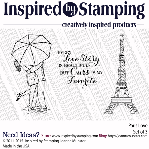Inspired by Stamping Paris Love stamp set