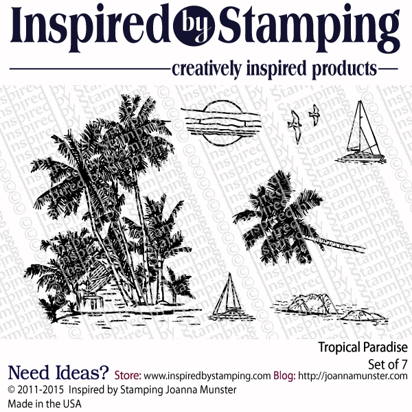 Inspired by Stamping Tropical Paradise stamp set