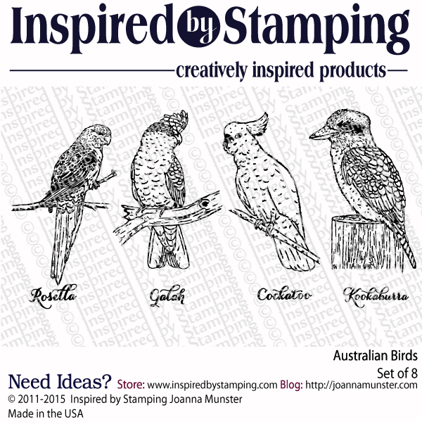 Inspired by Stamping Australian Birds stamp set