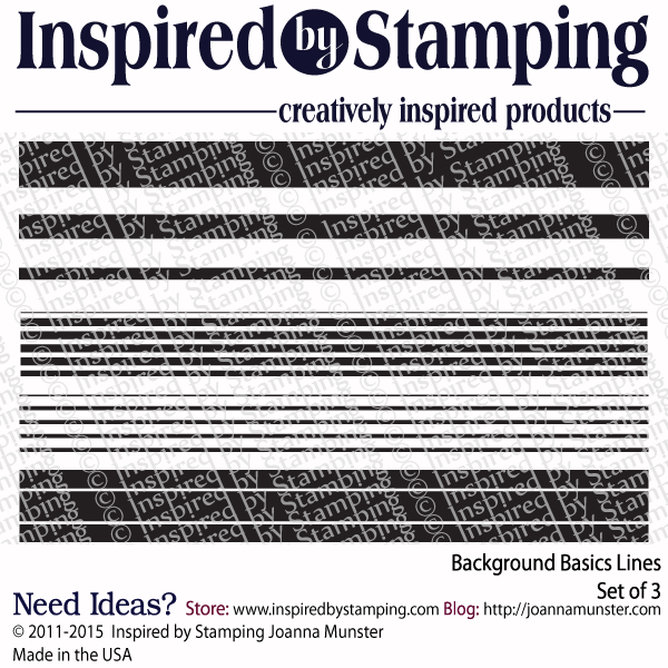 Inspired by Stamping Background Basics Lines stamp set