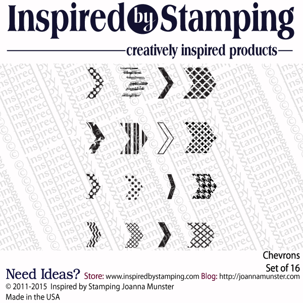 Inspired by Stamping Chevrons stamp set