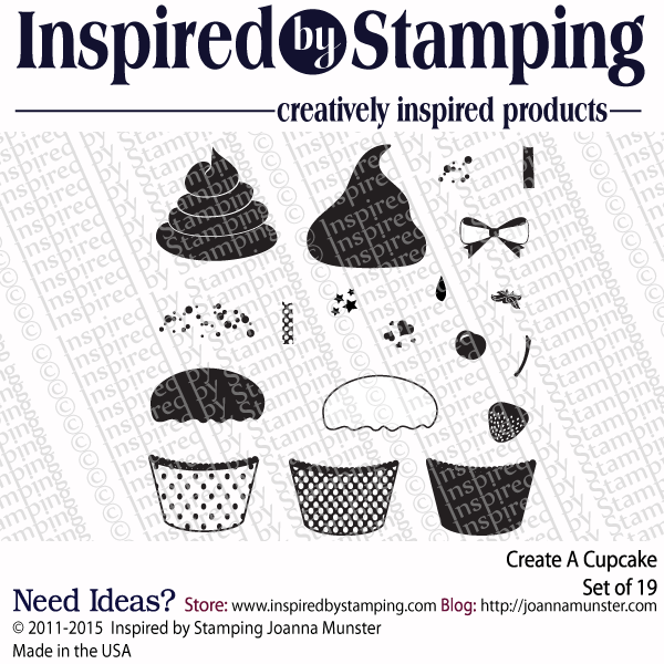 Inspired by Stamping Create A Cupcake stamp set