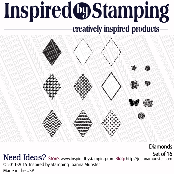 Inspired by Stamping Diamonds stamp set