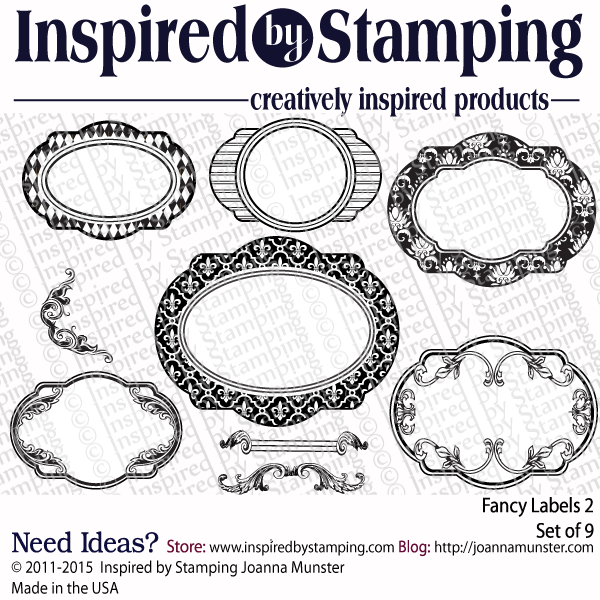Inspired by Stamping Fancy Labels 2 stamp set