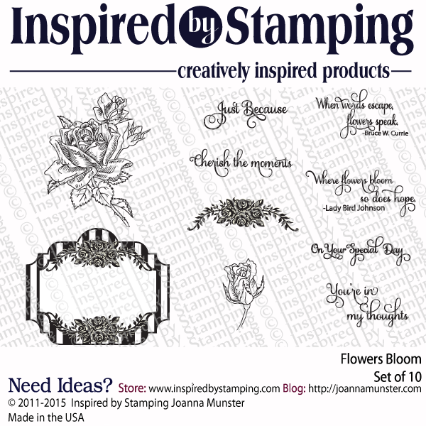 Inspired by Stamping Flowers Bloom stamp set