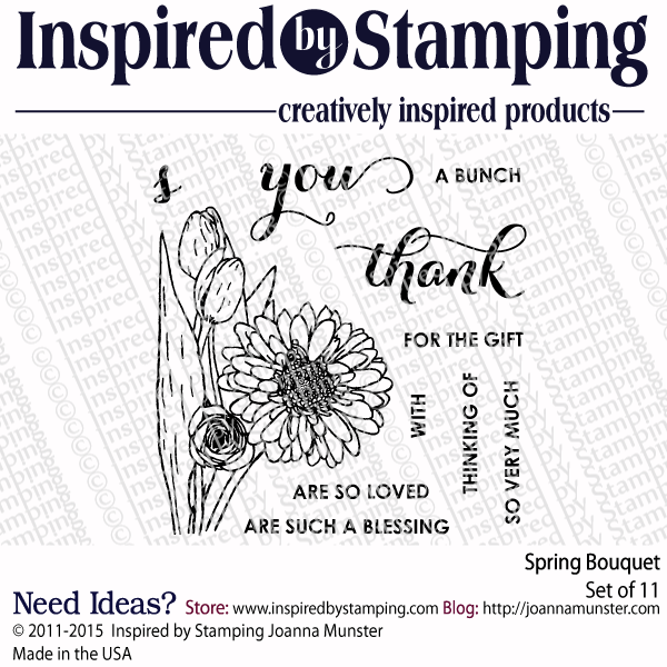 Inspired by Stamping Spring Bouquet stamp set