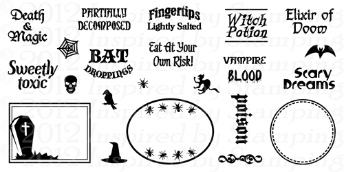 Inspired by Stamping Halloween Tags Stamp Set