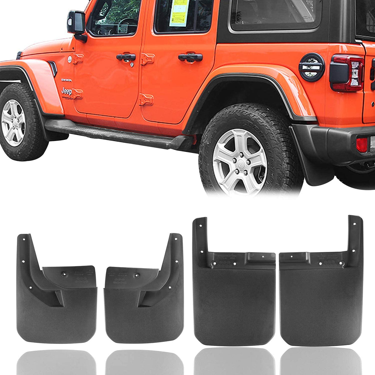 Jeep Wrangler JL & JT Exterior Mud Flaps & Guards OffGrid Store