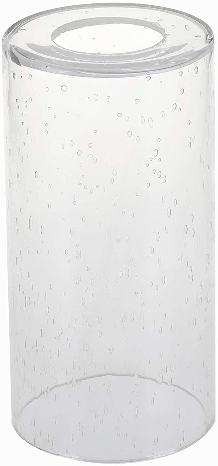 eumyviv cylinder clear bubble glass lamp shade