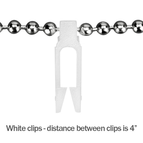 10*Vertical Blind Spare Parts 89mm & 127mm Bottom Weight Chain Bracket Clip
