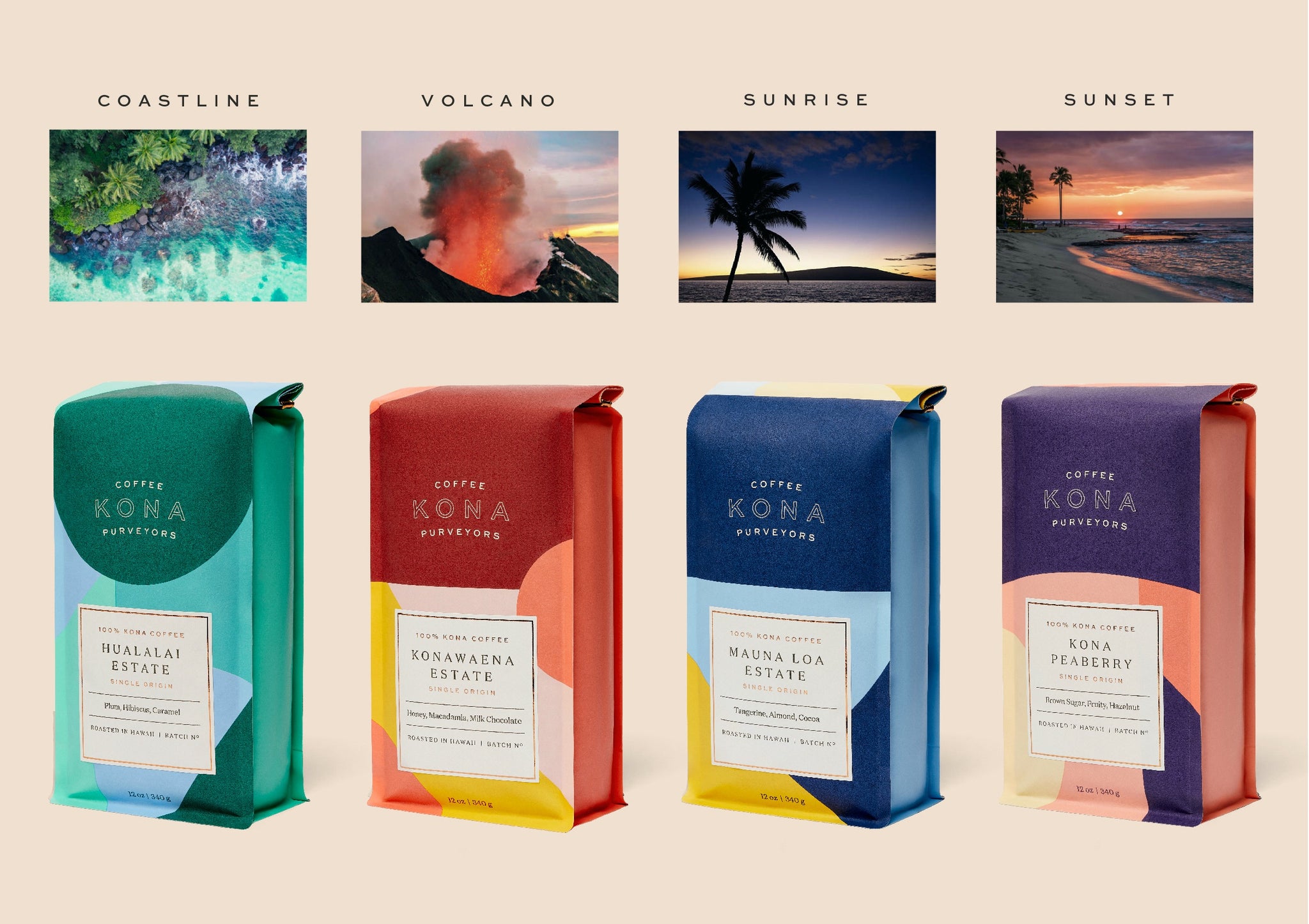Kona Coffee Purveyors bag design inspiration