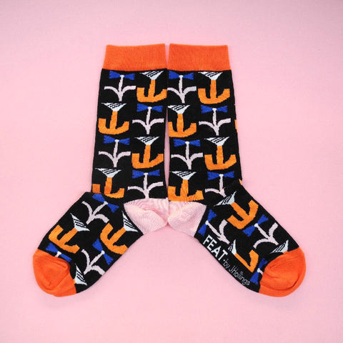 Colourful, collaboration socks designed and made in Cape Town, South Africa