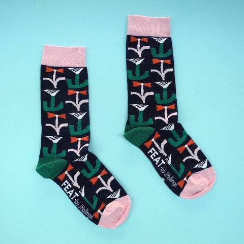 Colourful, collaboration socks designed and made in Cape Town, South Africa