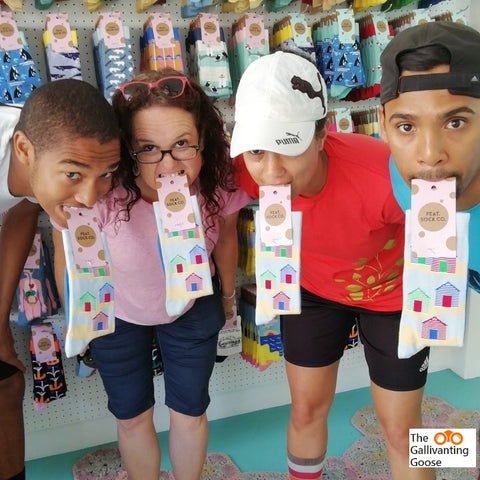 Scavenger hunt in Cape Town to celebrate the launch of a funky new sock range.