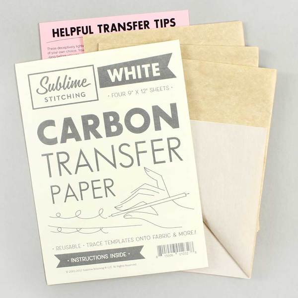 White Carbon Transfer Paper
