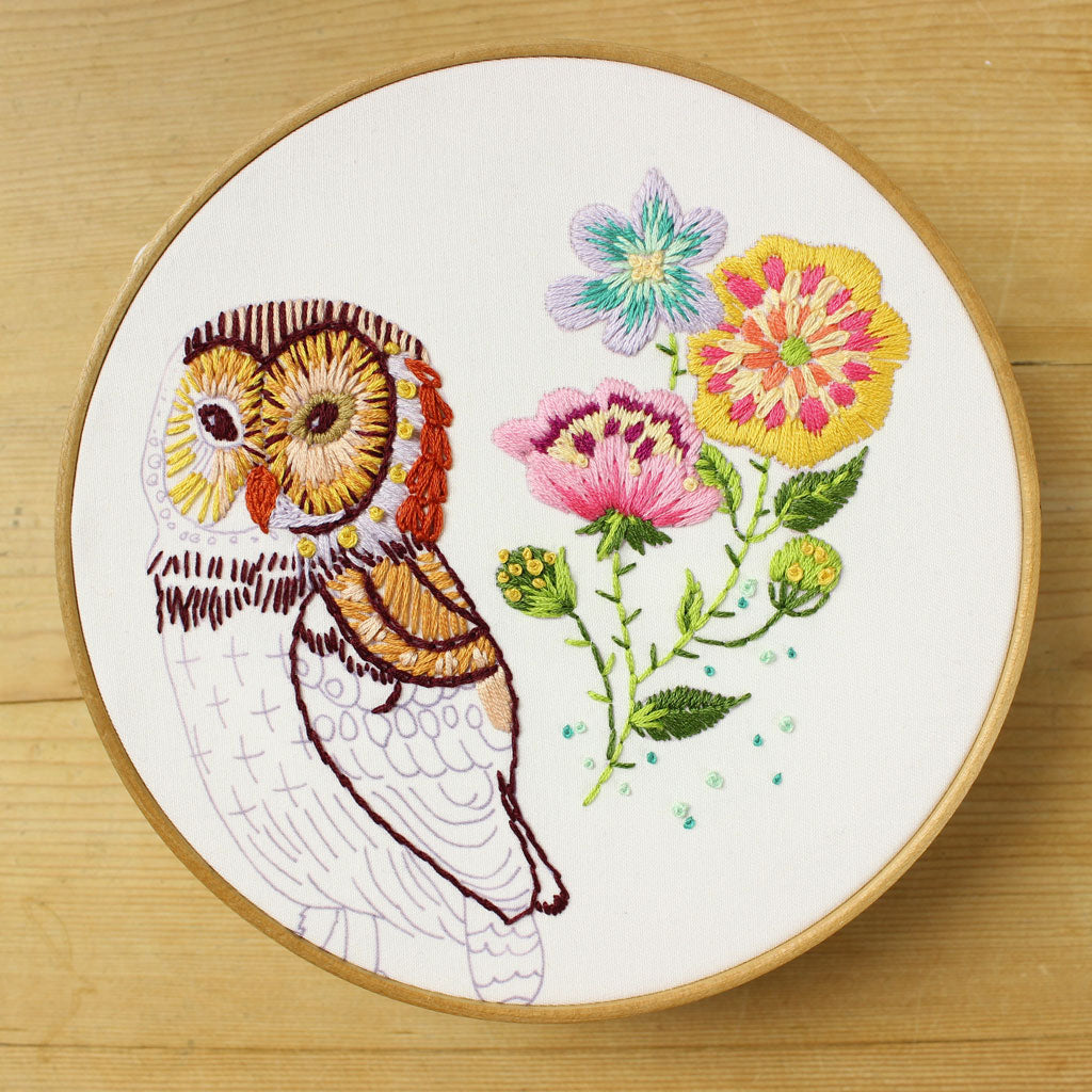 Nathalie Lete Embroidery Patterns Owl Modern Embroidery