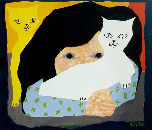 Mary Blair Girl With Cat