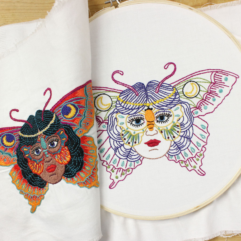 Butterfly Lady Embroidery Pattern Kyler Martz