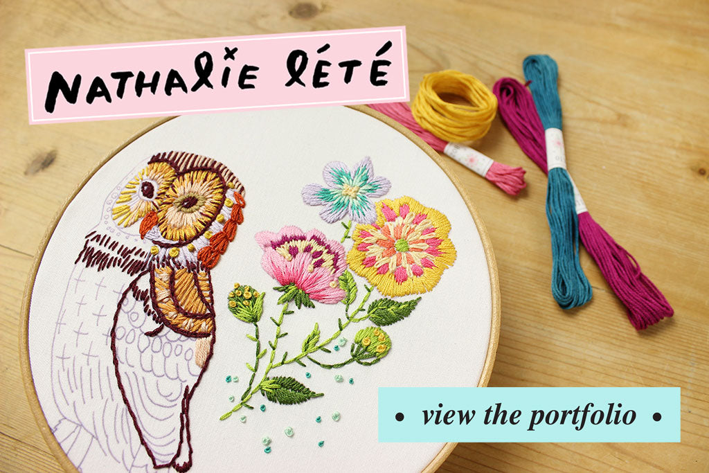 Nathalie Lete Embroidery Designs from Sublime Stitching