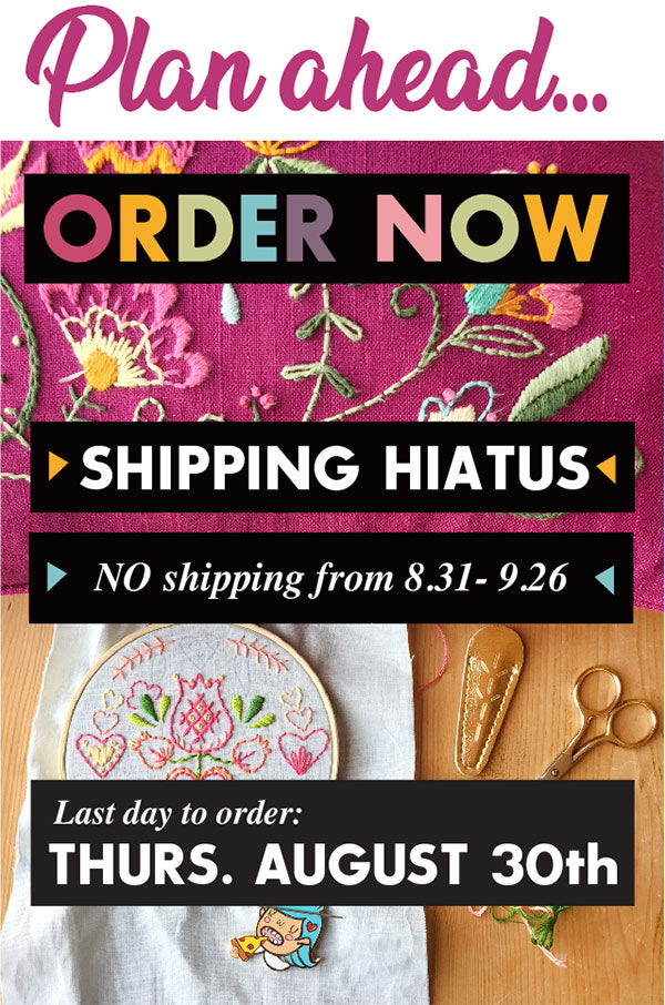 Notice of Shipping Hiatus