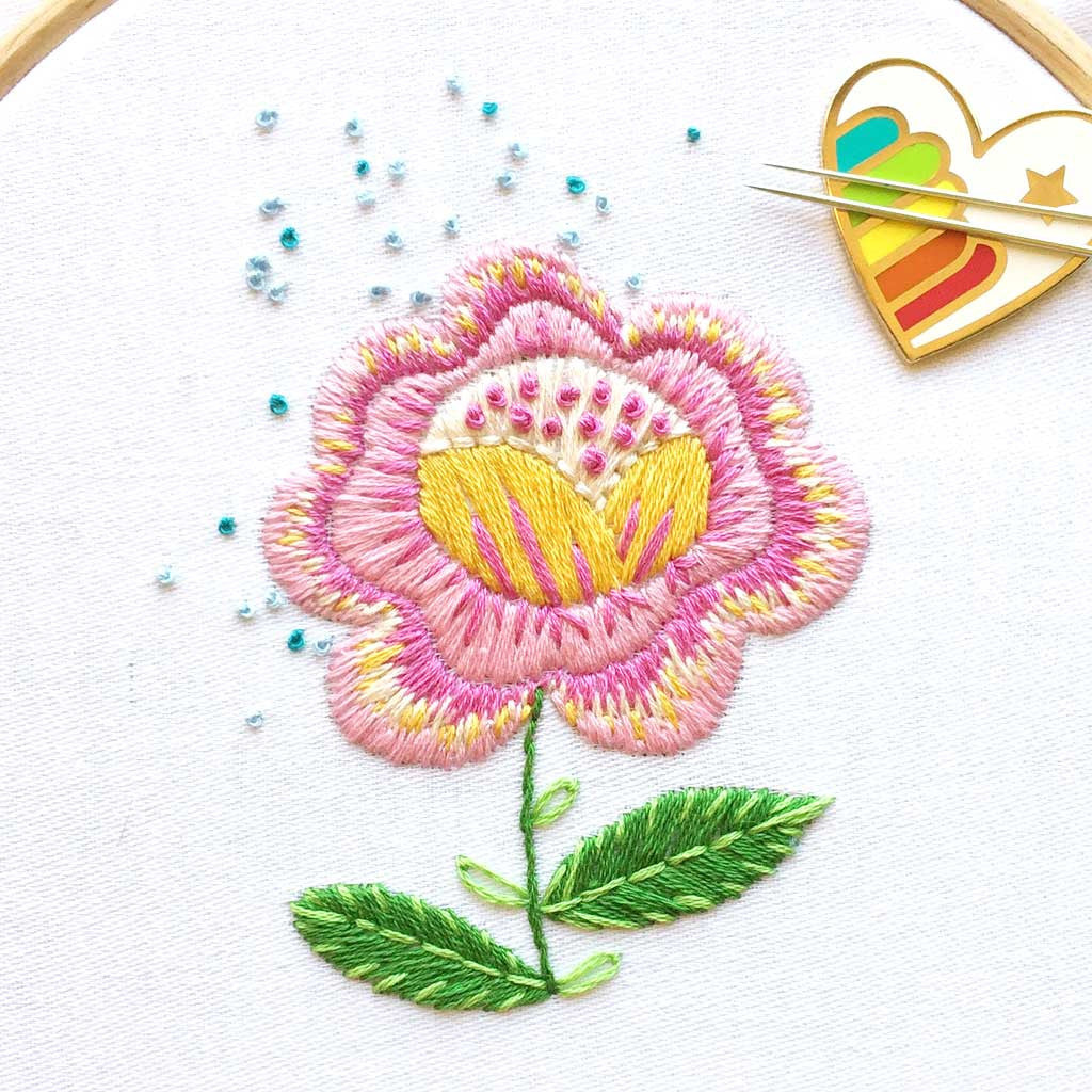 Sublime Stitching Fantasy Flowers Modern Embroidery Patterns