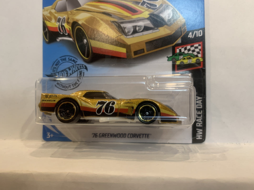 76 GREENWOOD CORVETTE 34/250 Long Card Details about   2018 HOT WHEELS HW RACE DAY