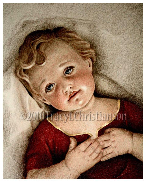 Infant Jesus Print - Portraits of Saints