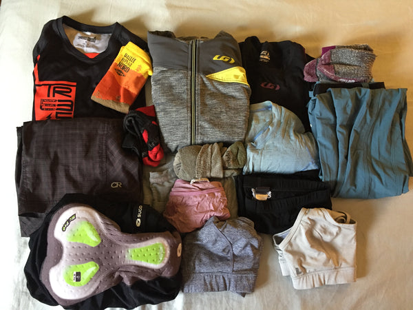 Bikepack clothing for 3 days